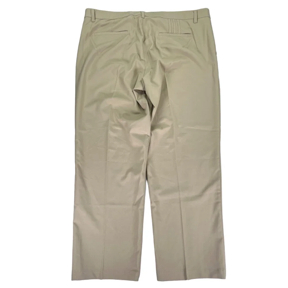 Adidas Men's Tan Adi Advantage Regular Fit Golf Pants - 40x30